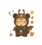 無言着ぐるみ猫 2（個別スタンプ：9）