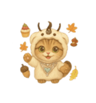 無言着ぐるみ猫 2（個別スタンプ：13）