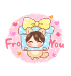 再販★きぐるみちゃん⭐︎あけおめ！（個別スタンプ：20）