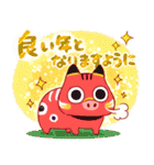 再販★きぐるみちゃん♡あけおめ！（個別スタンプ：18）