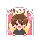 再販★大切な人と使えるスタンプ♡あけおめ（個別スタンプ：21）