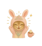 無言着ぐるみ猫 4（個別スタンプ：6）