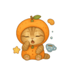 無言着ぐるみ猫 4（個別スタンプ：8）