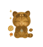 無言着ぐるみ猫 4（個別スタンプ：13）