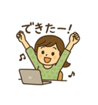 オフィス女子の毎日使える日常会話スタンプ（個別スタンプ：20）