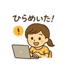 オフィス女子の毎日使える日常会話スタンプ（個別スタンプ：21）