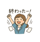 オフィス女子の毎日使える日常会話スタンプ（個別スタンプ：22）