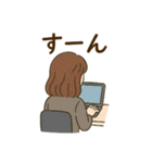 オフィス女子の毎日使える日常会話スタンプ（個別スタンプ：28）