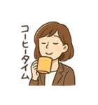 オフィス女子の毎日使える日常会話スタンプ（個別スタンプ：35）