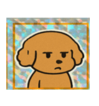 トイプードルのレトロかわいいスタンプ@SFW（個別スタンプ：2）