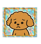 トイプードルのレトロかわいいスタンプ@SFW（個別スタンプ：11）