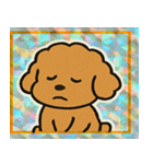 トイプードルのレトロかわいいスタンプ@SFW（個別スタンプ：12）