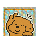 トイプードルのレトロかわいいスタンプ@SFW（個別スタンプ：19）