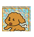 トイプードルのレトロかわいいスタンプ@SFW（個別スタンプ：20）