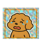 トイプードルのレトロかわいいスタンプ@SFW（個別スタンプ：23）