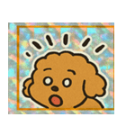 トイプードルのレトロかわいいスタンプ@SFW（個別スタンプ：25）