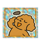 トイプードルのレトロかわいいスタンプ@SFW（個別スタンプ：27）