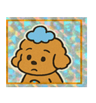 トイプードルのレトロかわいいスタンプ@SFW（個別スタンプ：28）