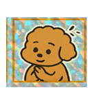 トイプードルのレトロかわいいスタンプ@SFW（個別スタンプ：30）