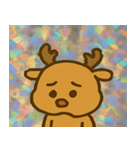 トナカイのレトロかわいいスタンプ@SFW（個別スタンプ：4）