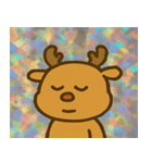 トナカイのレトロかわいいスタンプ@SFW（個別スタンプ：5）