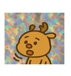 トナカイのレトロかわいいスタンプ@SFW（個別スタンプ：7）