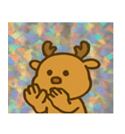 トナカイのレトロかわいいスタンプ@SFW（個別スタンプ：10）