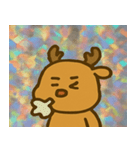 トナカイのレトロかわいいスタンプ@SFW（個別スタンプ：14）