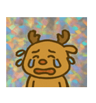 トナカイのレトロかわいいスタンプ@SFW（個別スタンプ：17）
