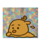 トナカイのレトロかわいいスタンプ@SFW（個別スタンプ：23）