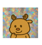 トナカイのレトロかわいいスタンプ@SFW（個別スタンプ：26）