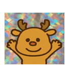 レトロ風トナカイかわいい@SFW（個別スタンプ：1）