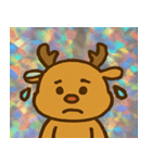 レトロ風トナカイかわいい@SFW（個別スタンプ：4）