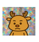 レトロ風トナカイかわいい@SFW（個別スタンプ：10）
