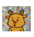 レトロ風トナカイかわいい@SFW（個別スタンプ：12）