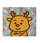 レトロ風トナカイかわいい@SFW（個別スタンプ：14）