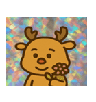 レトロ風トナカイかわいい@SFW（個別スタンプ：16）