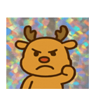 レトロ風トナカイかわいい@SFW（個別スタンプ：18）