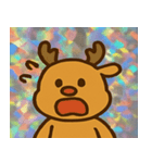 レトロ風トナカイかわいい@SFW（個別スタンプ：24）