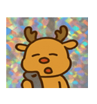 レトロ風トナカイかわいい@SFW（個別スタンプ：26）