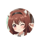 カチューシャみなみちゃんプレミアム（個別スタンプ：17）