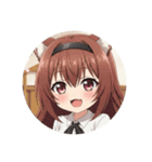 カチューシャみなみちゃんプレミアム（個別スタンプ：18）