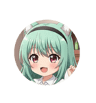 カチューシャみなみちゃんプレミアム（個別スタンプ：19）