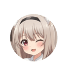 カチューシャみなみちゃんプレミアム（個別スタンプ：27）