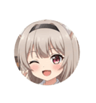 カチューシャみなみちゃんプレミアム（個別スタンプ：28）
