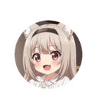 カチューシャみなみちゃんプレミアム（個別スタンプ：32）