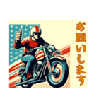 [お願いします専用]アメリカンバイク男（個別スタンプ：16）