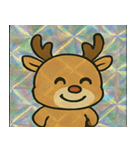 レトロ風トナカイかわいいスタンプ@SFW（個別スタンプ：3）