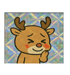 レトロ風トナカイかわいいスタンプ@SFW（個別スタンプ：15）
