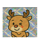 レトロ風トナカイかわいいスタンプ@SFW（個別スタンプ：16）